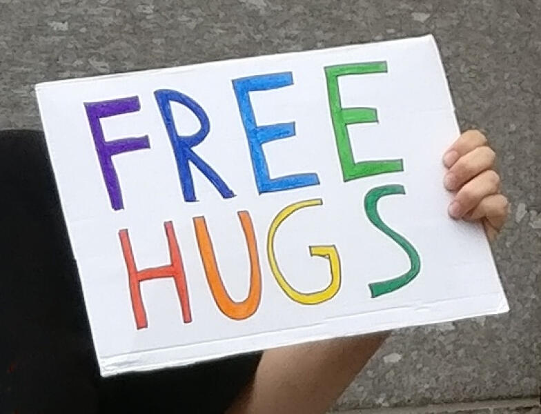 What happened when we offered Free Hugs to people