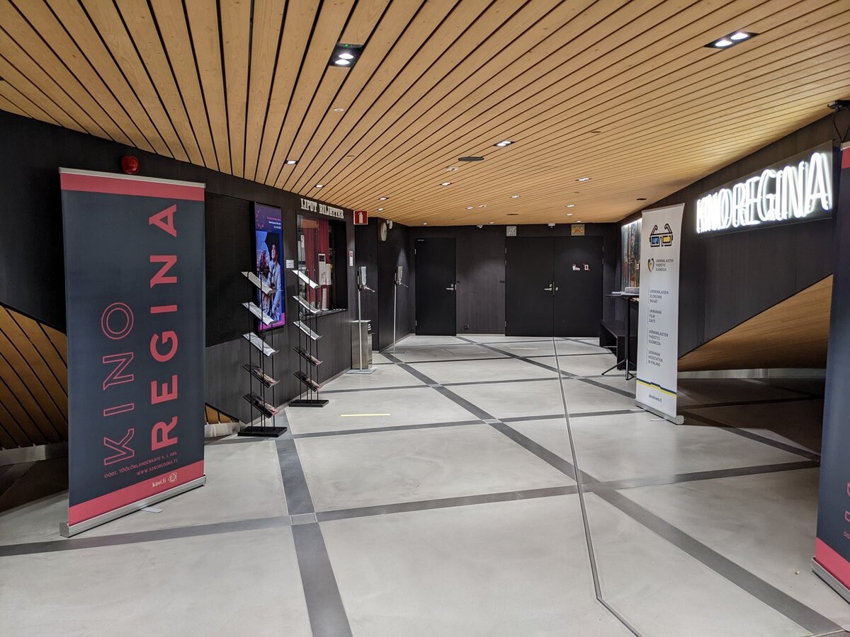 Cinema entrance, it's called Kino Regina.