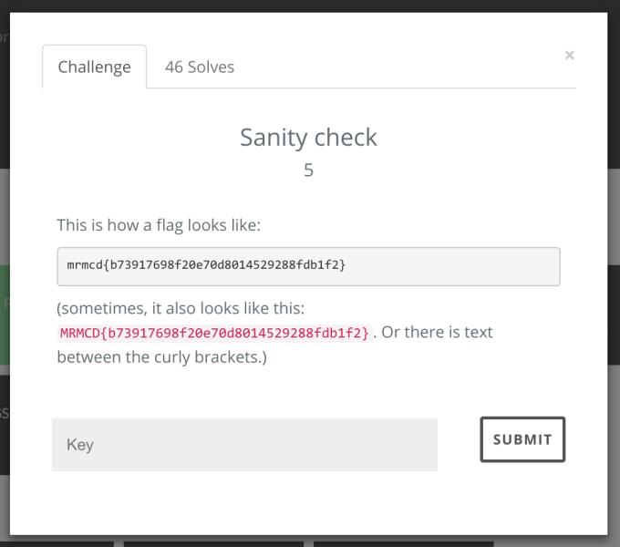 mrmcd17-ctf-sanity-check